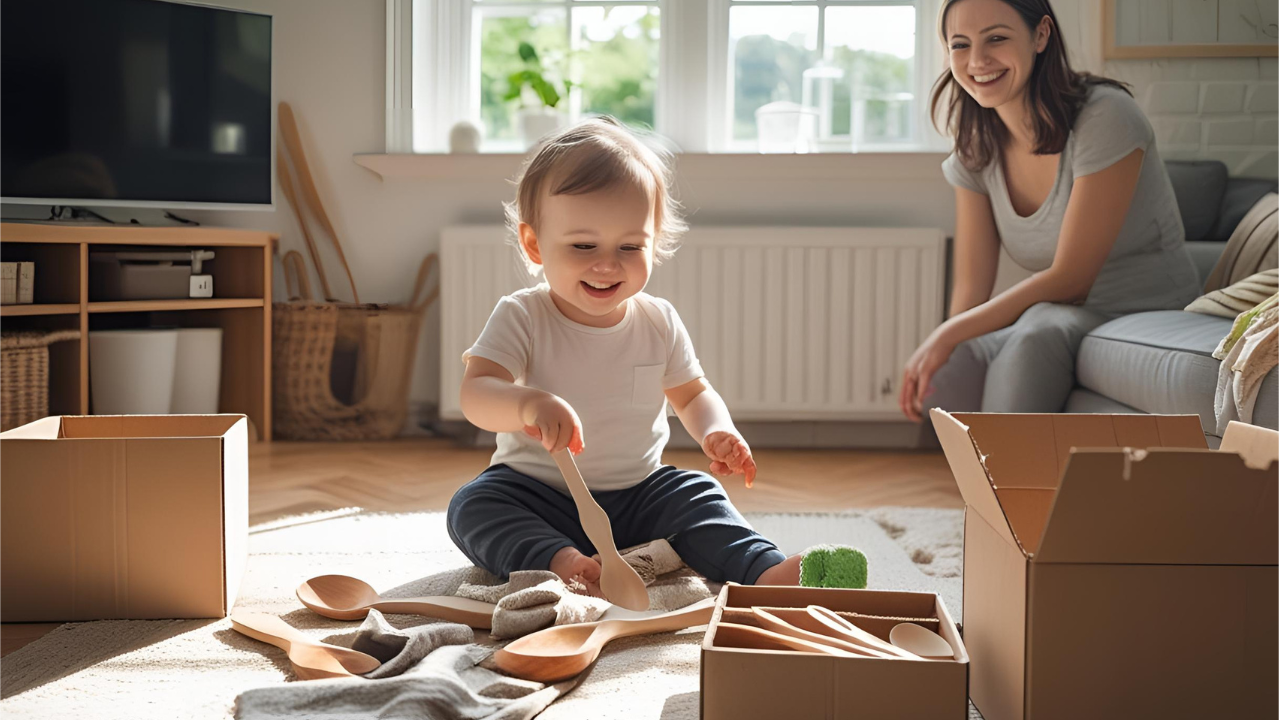 طفلك لا يحتاج ألعابًا! أشياء يومية تنمّي دماغه أكثر من الألعاب الذكية