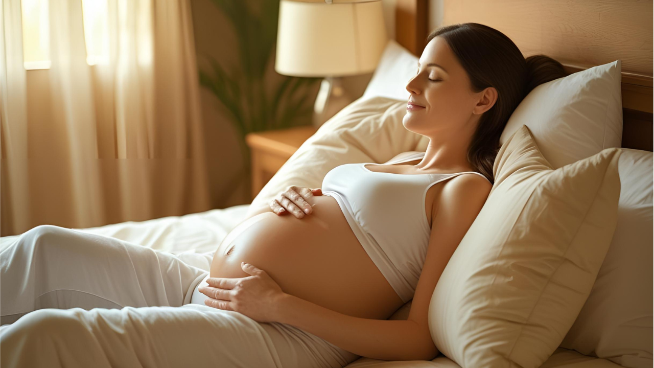 نوم الحامل على جنبها الأيمن: خطر حقيقي أم تحذير مبالغ فيه؟