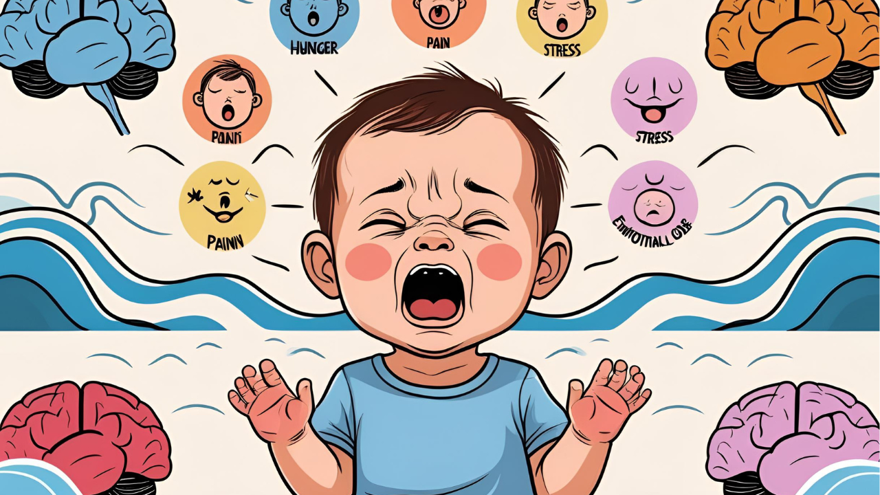 صراخ الطفل ليس دائمًا جوعًا: إشارات نفسية يرسلها طفلك بلغة خفية
